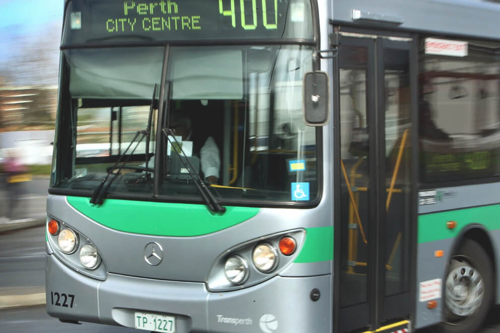 Perth Bus in Western Australia